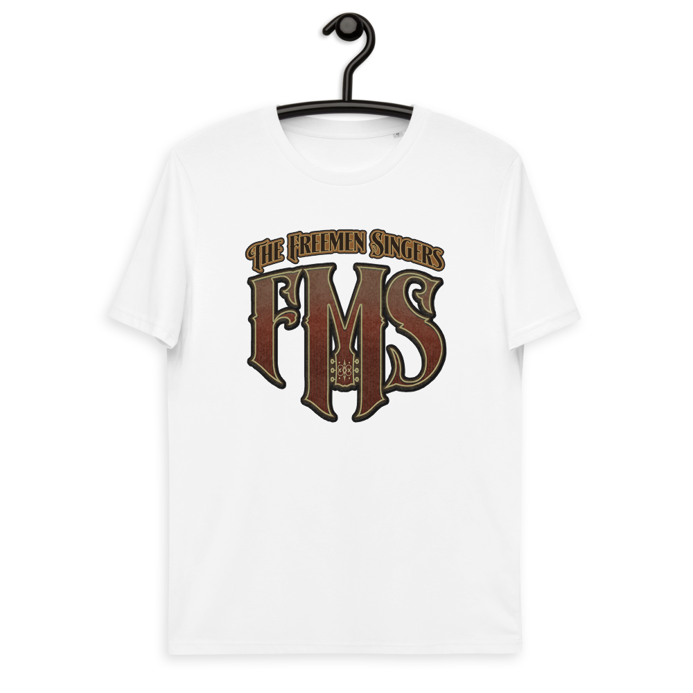 FMS-10080 Unisex Baumwoll-T-Shirt #bio #logo-front-gross