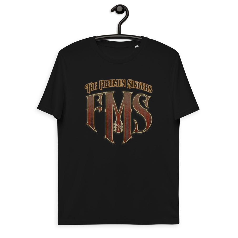 FMS-10080 Unisex Baumwoll-T-Shirt #bio #logo-front-gross