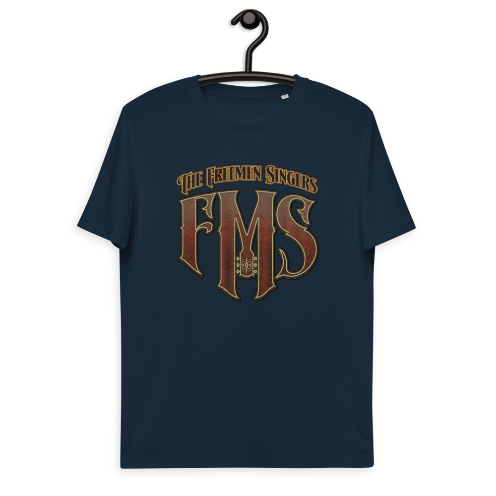 FMS-10080 Unisex Baumwoll-T-Shirt #bio #logo-front-gross