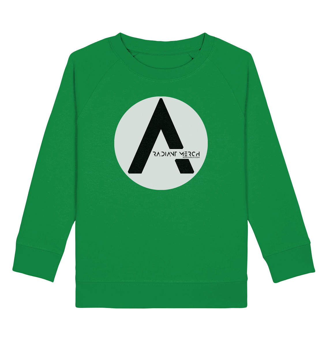 RADIANT merch logo  - Kids Organic Sweatshirt