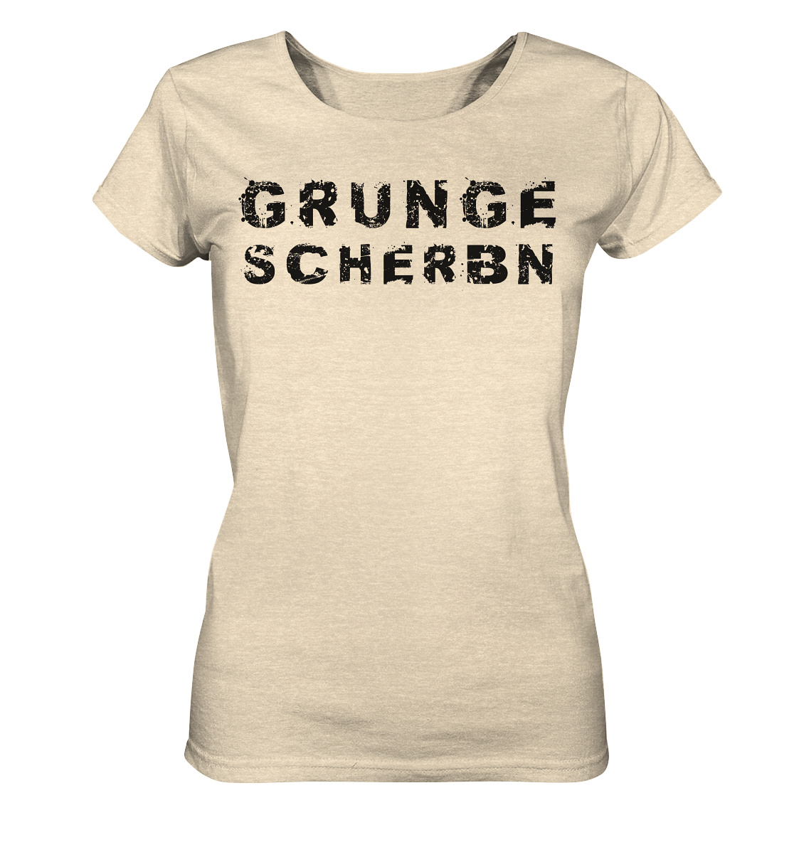 CANIS - Grunge Scherbn Text - Ladies Organic Shirt