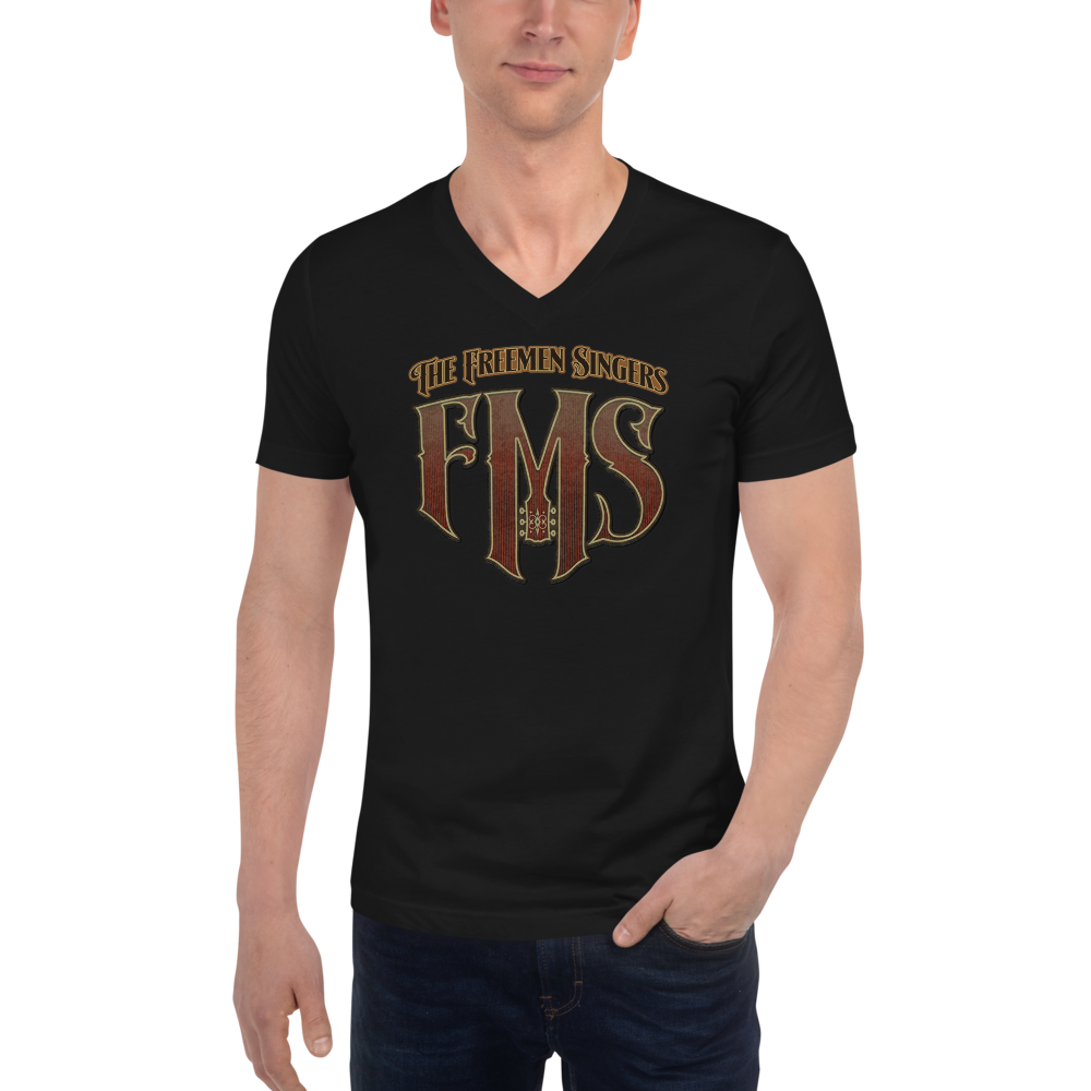 FMS-13010 Unisex -T-Shirt #vneck #freemensingers